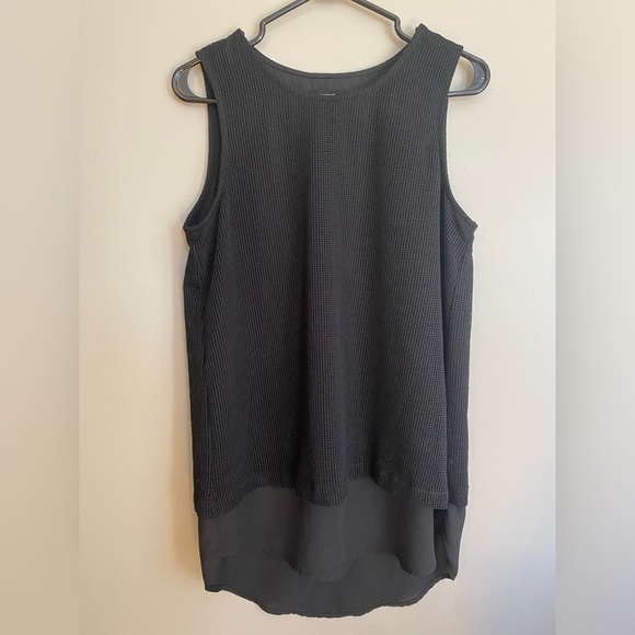 Rudsak Blouse Sleeveless Mesh Layered High Low Multimedia Size S - Picture 1 of 8